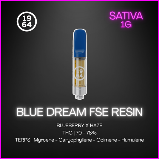 1964 - Blue Dream Fse Resin Vape Cartridge - 1G