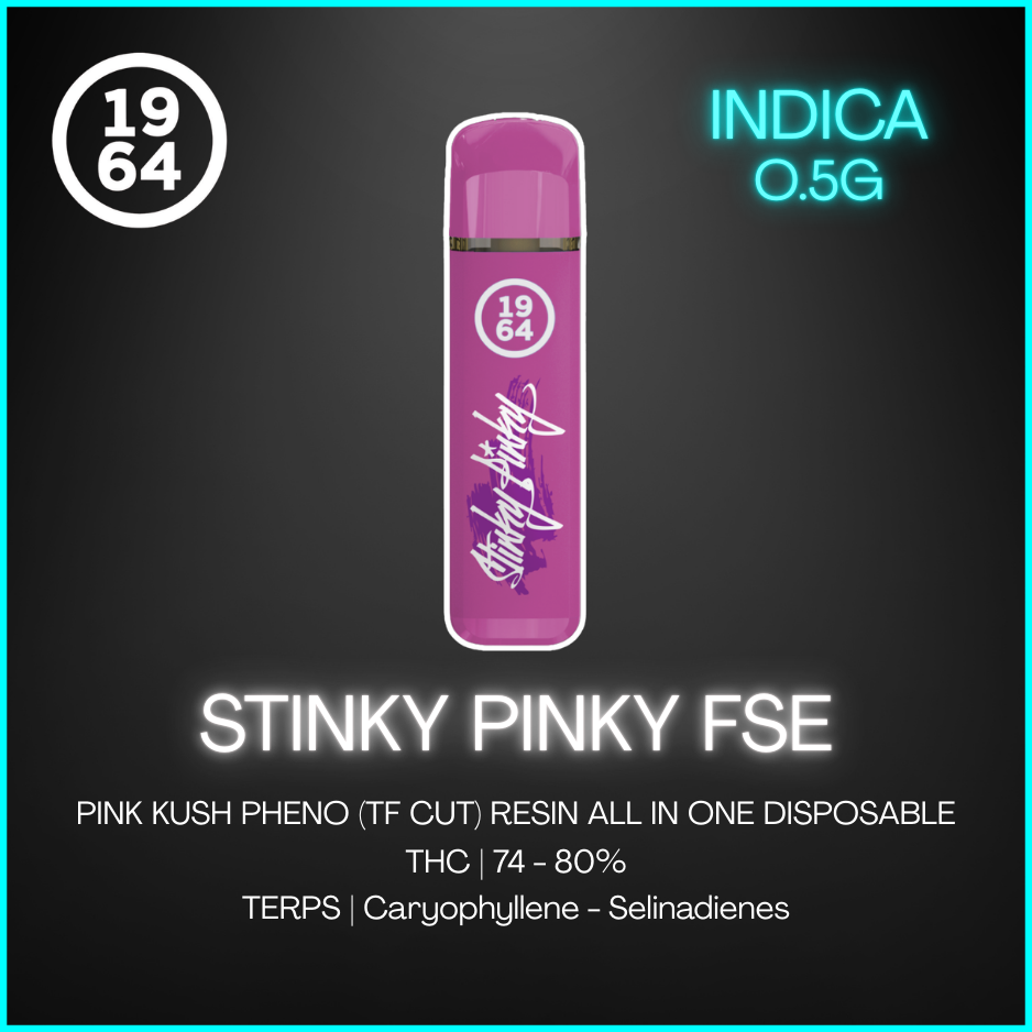 1964 - Stinky Pinky Fse Resin Aio Vape - 0.5G