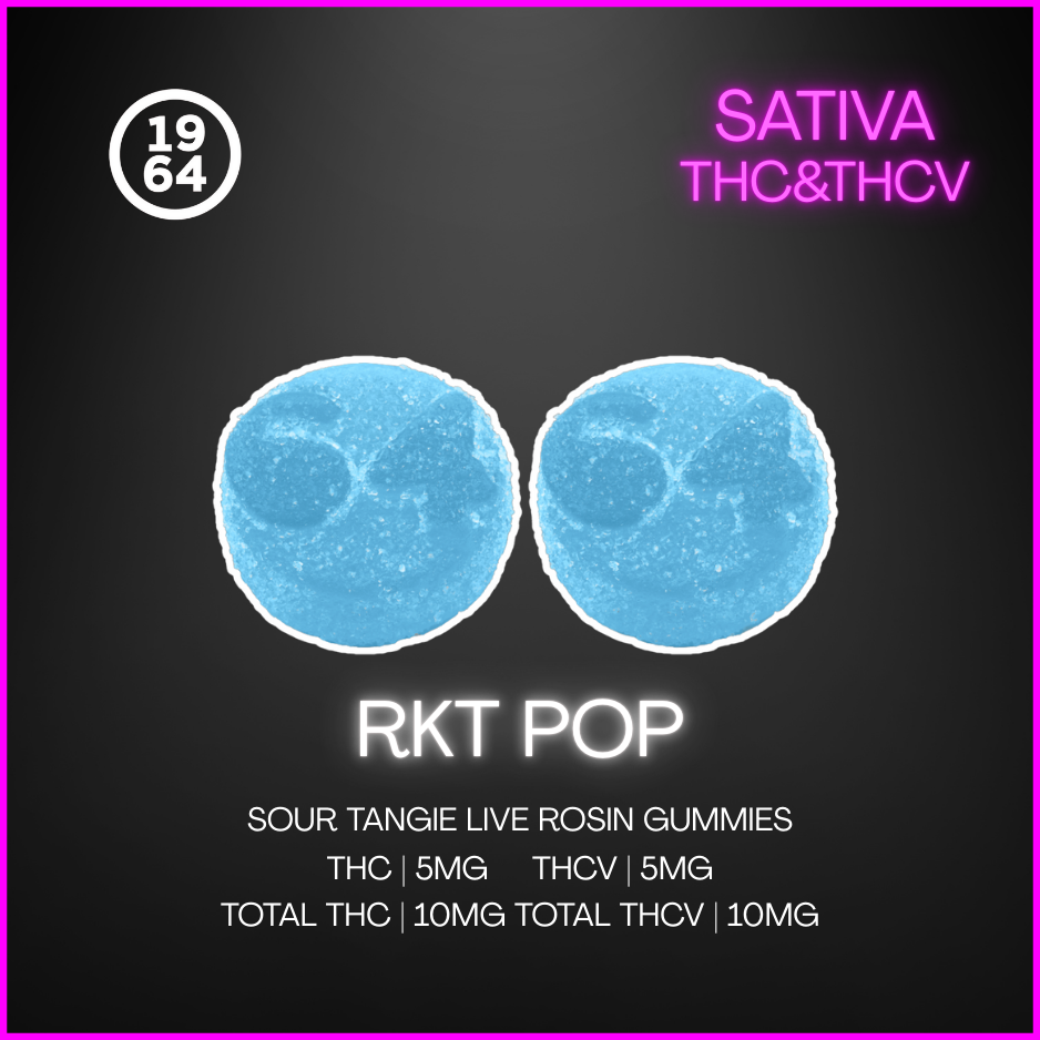 1964 - Thc-V:Thc Rkt Pop Live Rosin Gummies - 4G