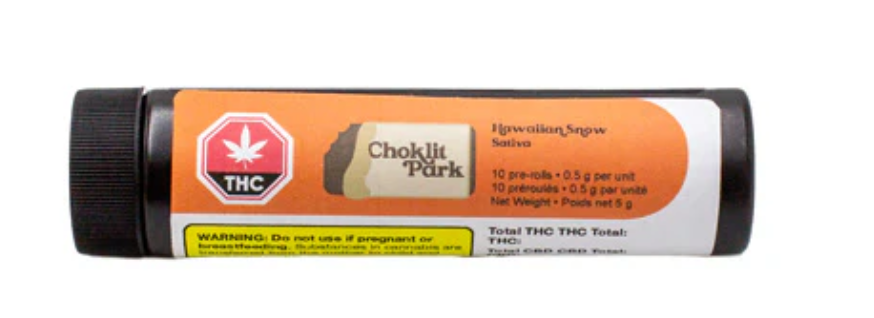 Choklit Park - Hawaiian Snow Pre-Rolls
