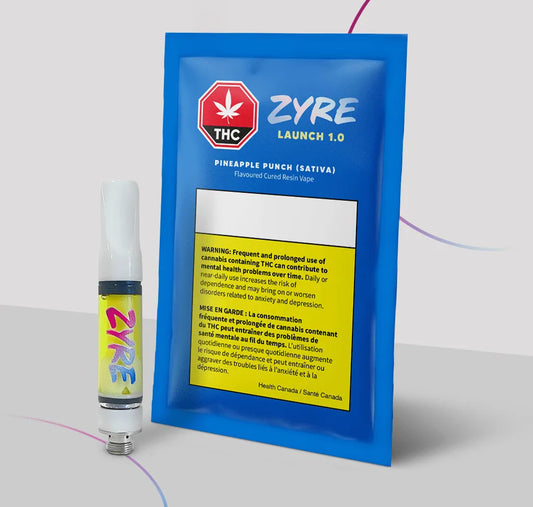 ZYRE - LAUNCH 1.0-PINEAPPLE PUNCH CURED RESIN CART - 1 GRAM