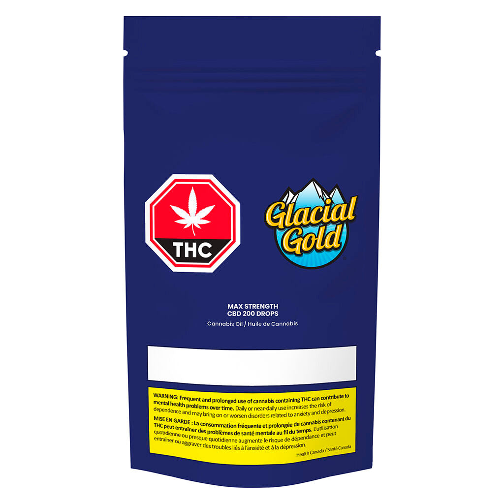 Glacial Gold - Max Strength Cbd 200 Drops