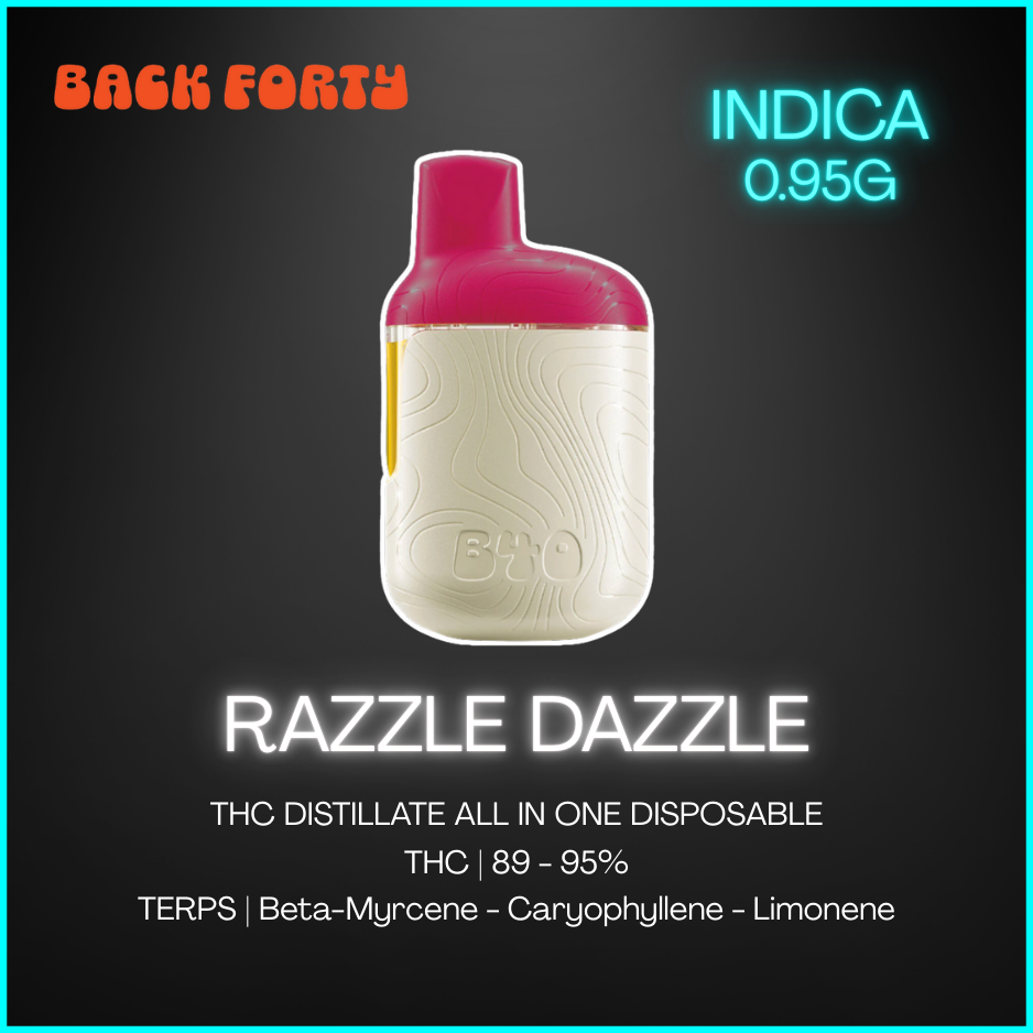Back Forty - Razzle Dazzle Aio Disposable Pens - 0.95G