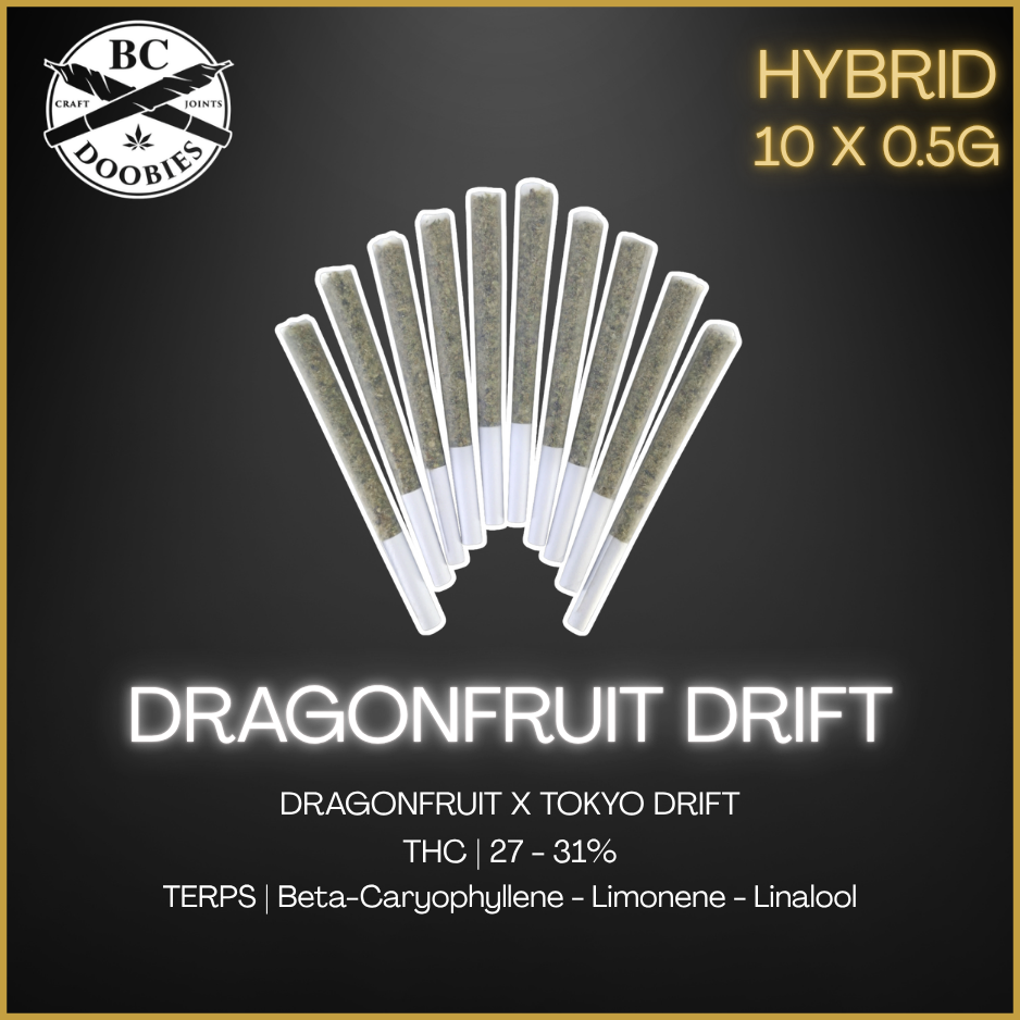 Bc Doobies - Dragonfruit Drift Pre-Rolls - 5G