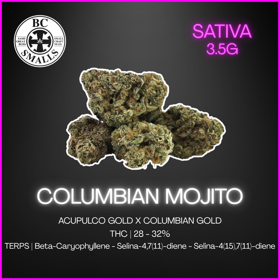 Bc Smalls - Columbian Mojito Smalls - 3.5G