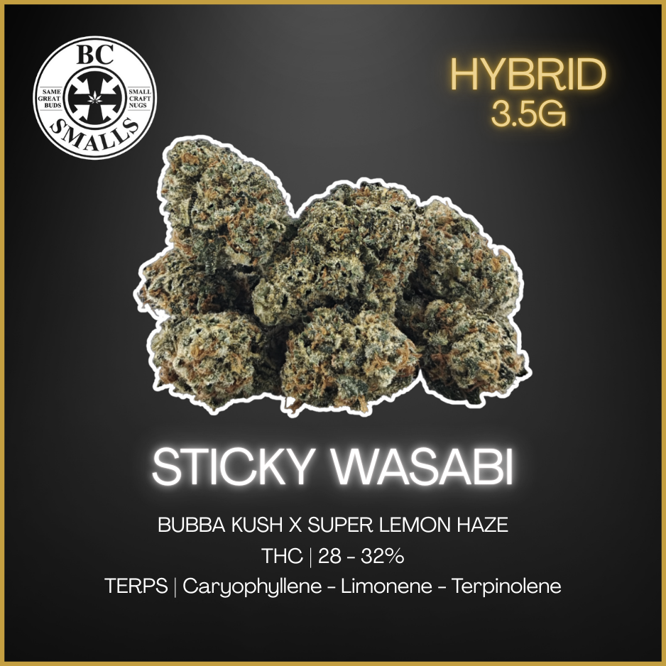 Bc Smalls - Sticky Wasabi Smalls - 3.5G
