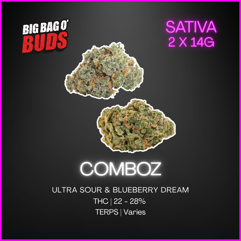Big Bag O' Buds - Bbob Comboz Ultra Sour + Blueberry Dream Flower - 28G