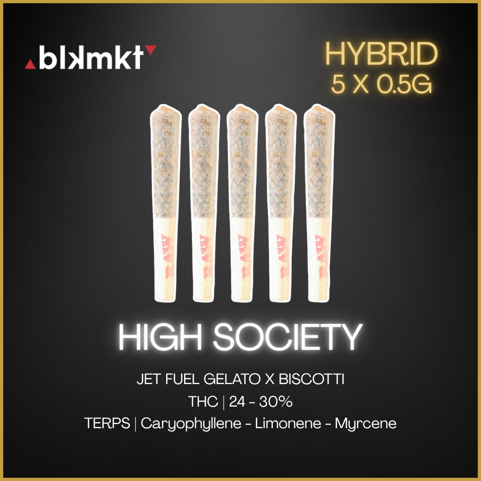 Blkmkt - High Society Pre-Rolls - 2.5G