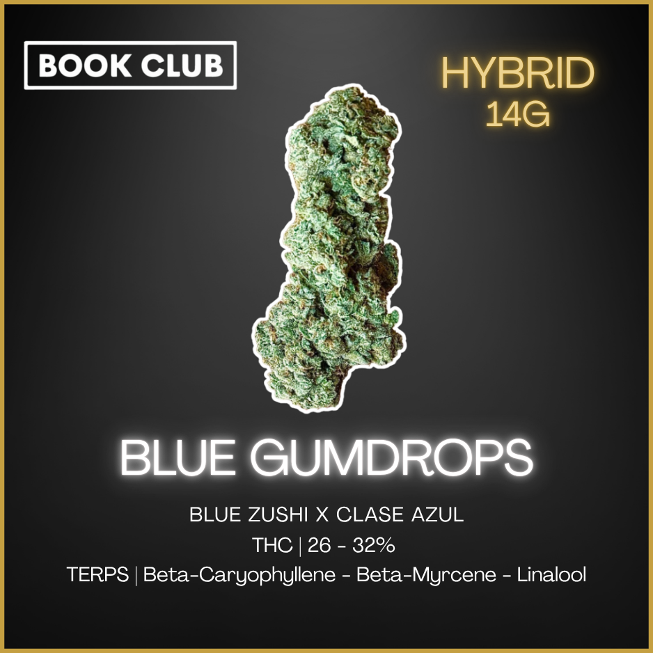 Book Club - Blue Gumdrops - 14G