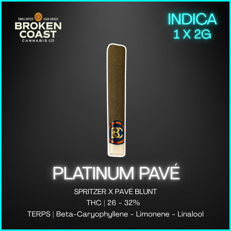 Broken Coast - Platinum Pave Blunt Lto - 2G