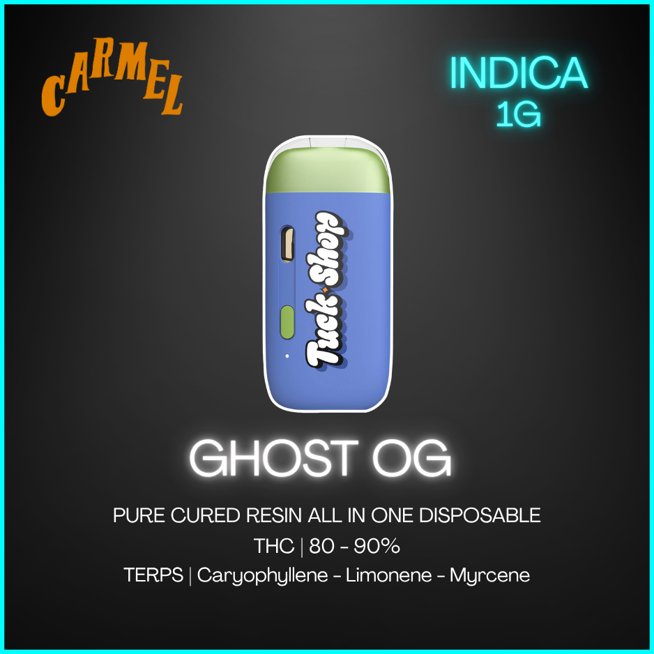 Carmel - Ghost Og Pure Cured Resin Desposible Pen - 1G