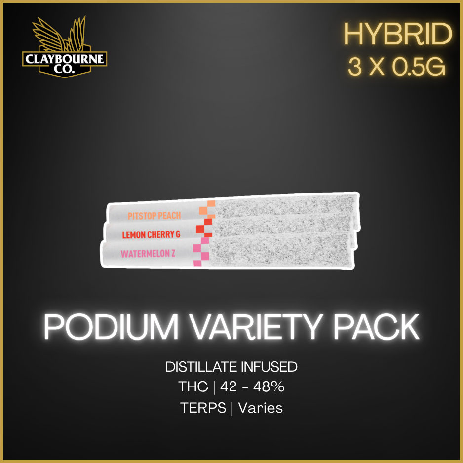 Claybourne - Flyers Frosted Infused Podium Pack Pre-Rolls - 1.5G