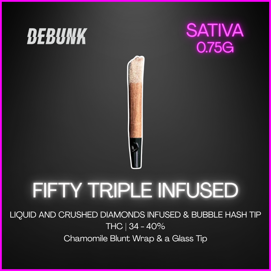 Debunk - Fifty Triple Infused Blunt - 0.75G