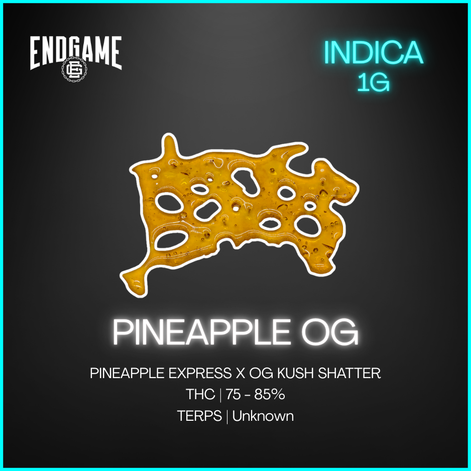 Endgame - Pineapple Og Shatter - 1G