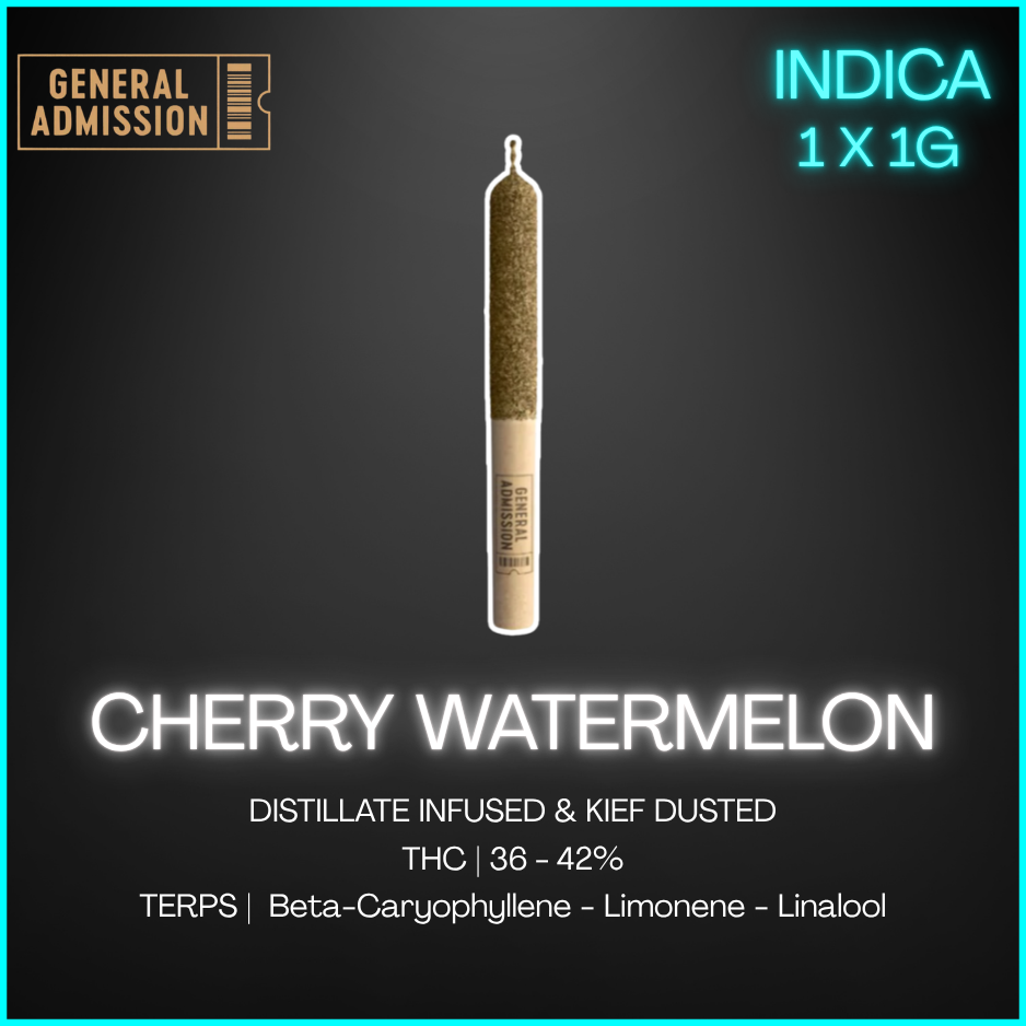 General Admission - Cherry Watermelon Infused Pre-Rolls - 1G