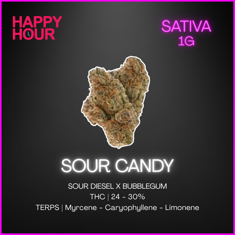 Happy Hour - Happy Hour Sour Candy Sativa - 1G