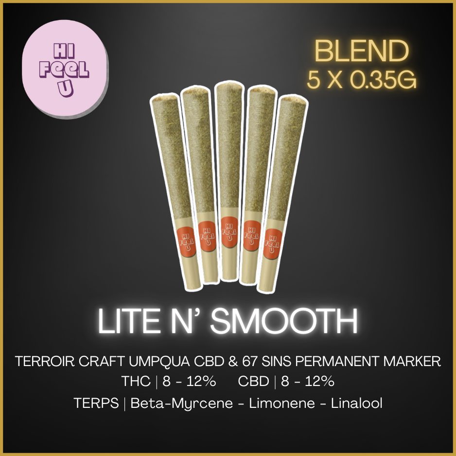 Hifeelu - Lite N' Smooth Pre-Rolls - 1.75G
