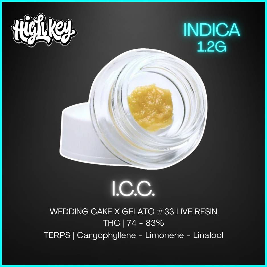 High Key - I.C.C. Live Resin - 1.2G