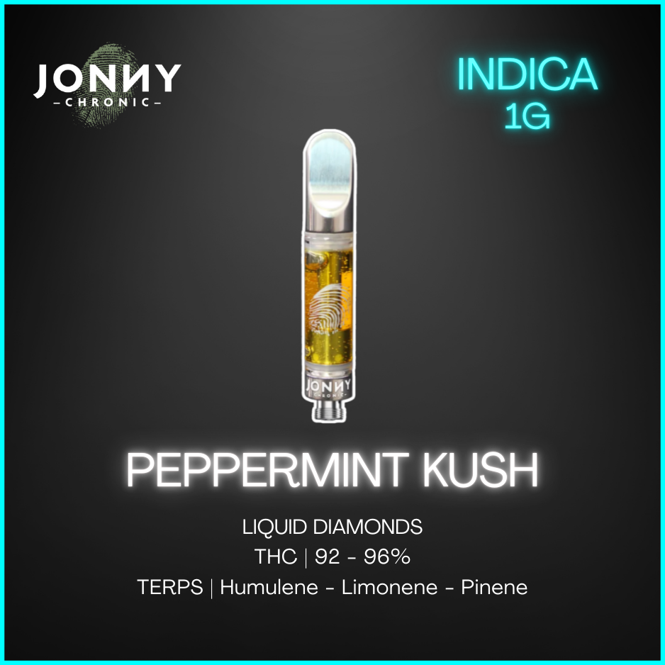 Jonny Chronic - Peppermint Kush Liquid Diamonds Cartridge Lto - 1G