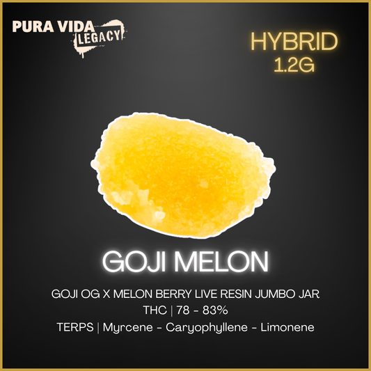 Pura Vida - Goji Melon Jumbo Jar Live Resin  - 1.2G