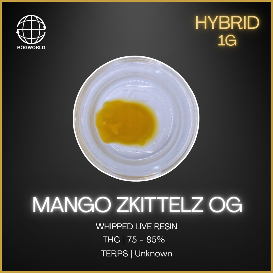 Rogworld - Mango Zkittelz Og Whipped Live Resin - 1G