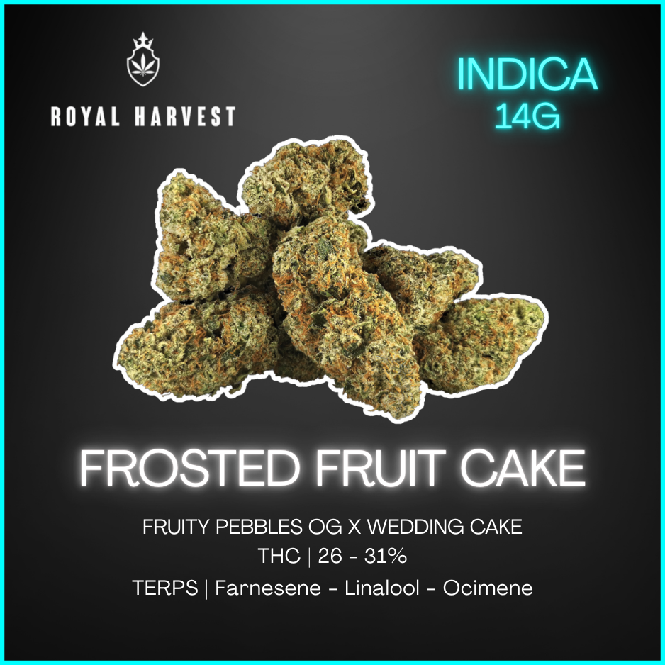 Royal Harvest Craft Cannabis - Frosted Fruit Cake - 7413 - 14G