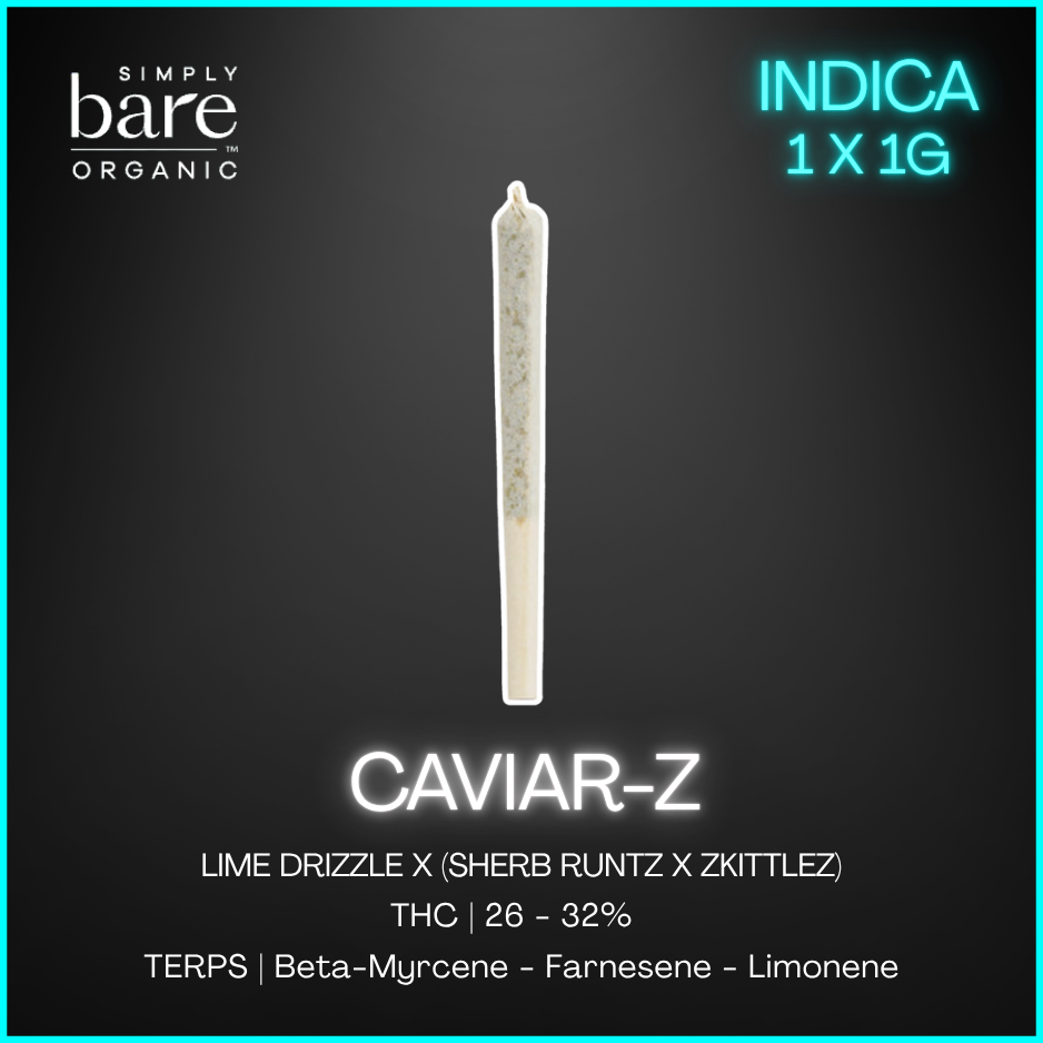 Simply Bare Organic - Bc Organic Caviar-Z Pre-Roll - 1G