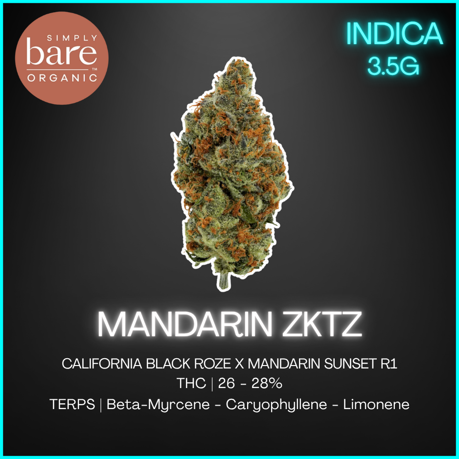 Simply Bare Organic - Bc Organic Mandarin Zktz Lto - 3.5G