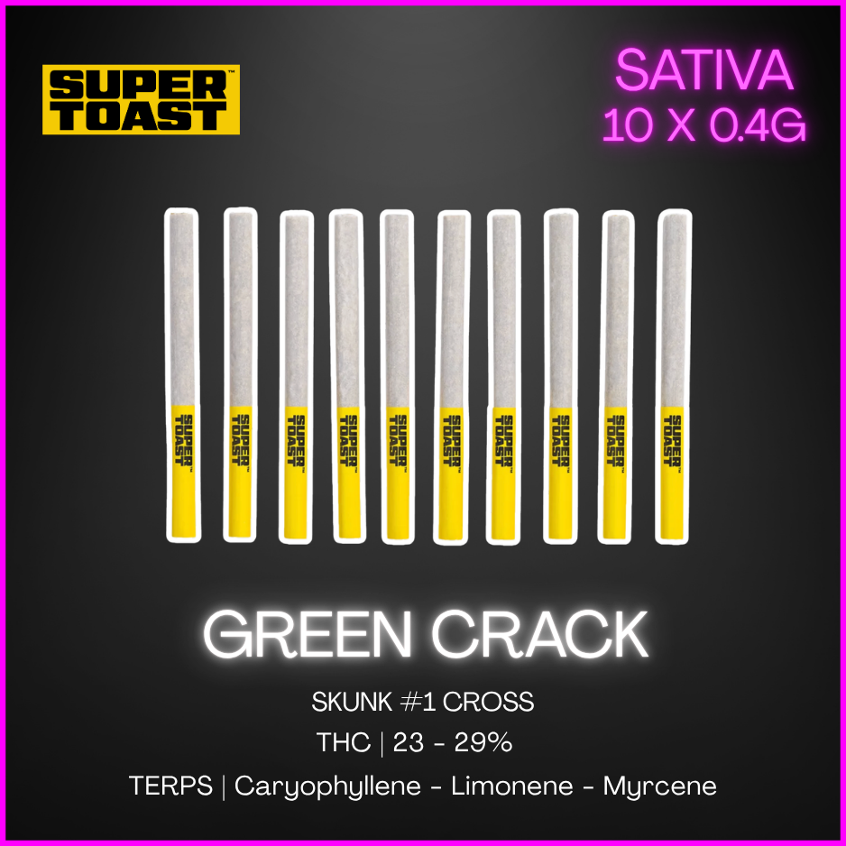 Super Toast - Green Crk Slims Pre-Rolls - 4G