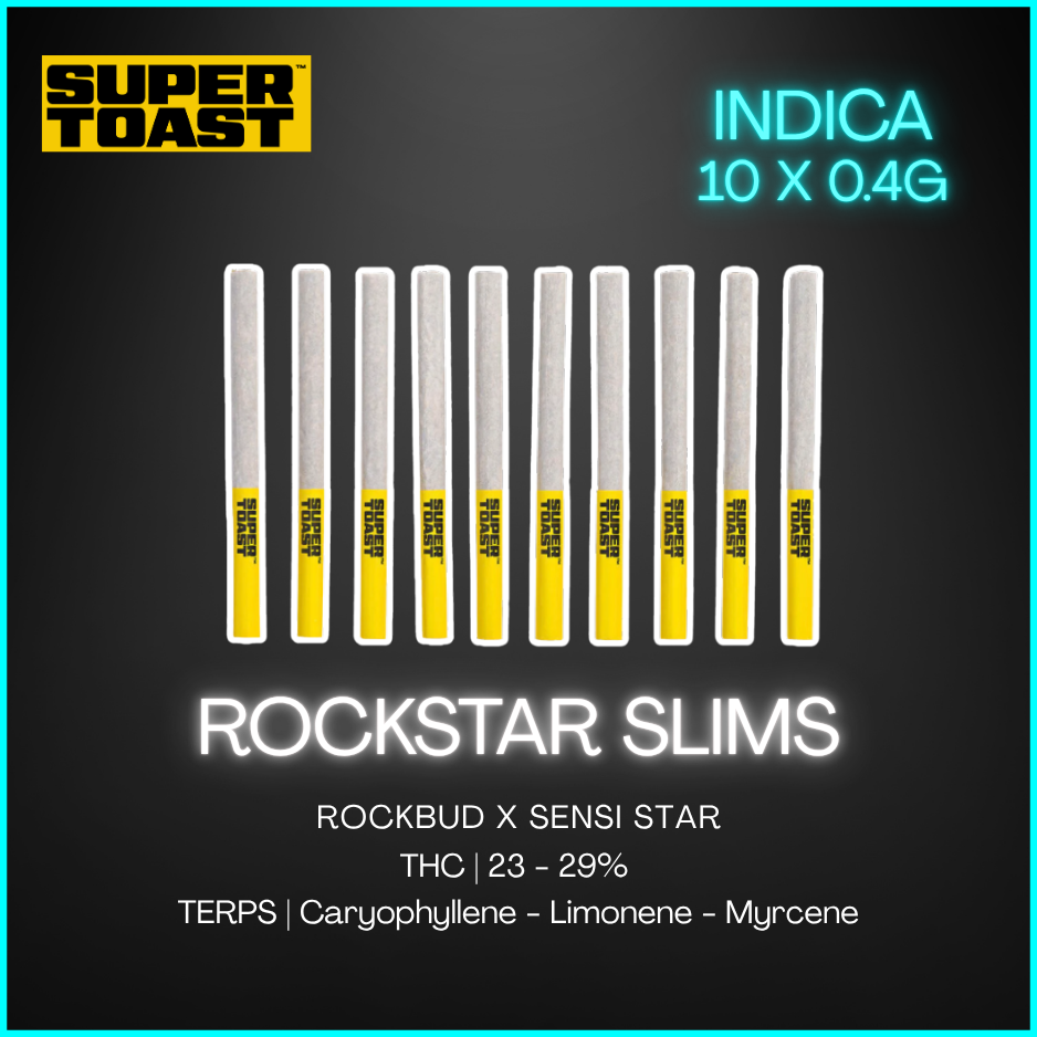 Super Toast - Rockstar Slims Pre-Rolls - 4G