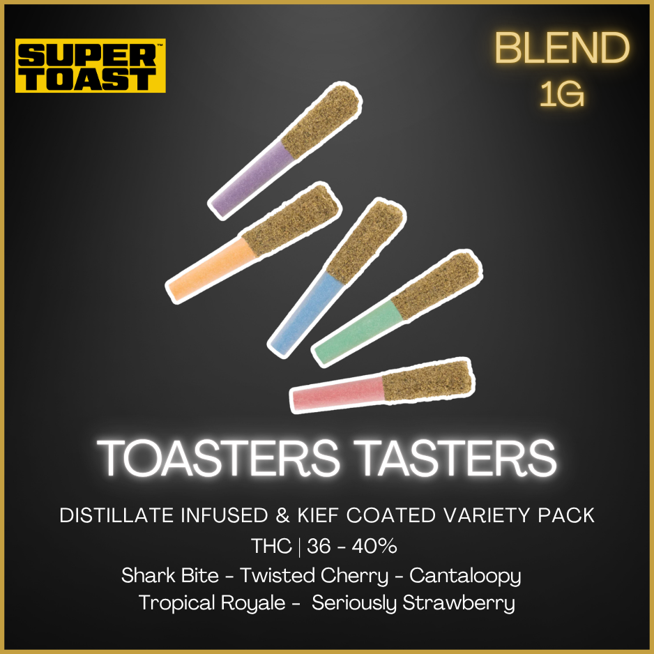 Super Toast - Toasters Taster Variety Pack Infused Pre-Rolls - 2.5G