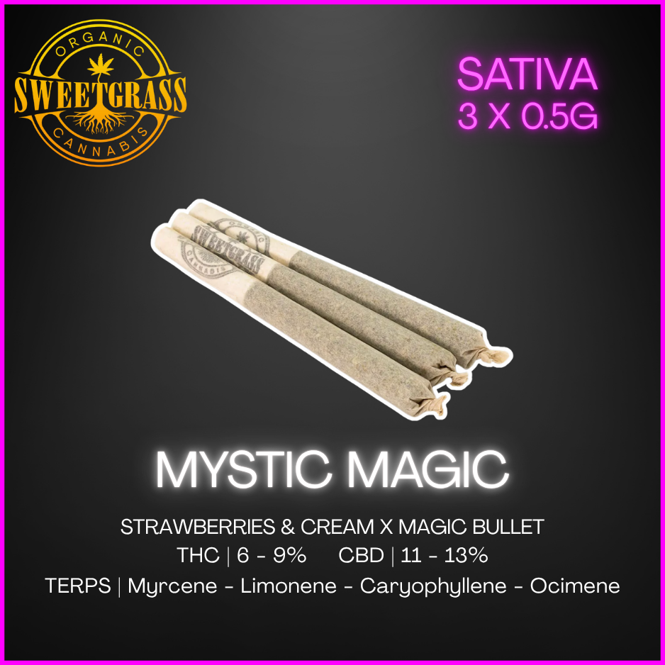 Sweetgrass Organic Cannabis - Organic Mystic Magic Pre-Rolls