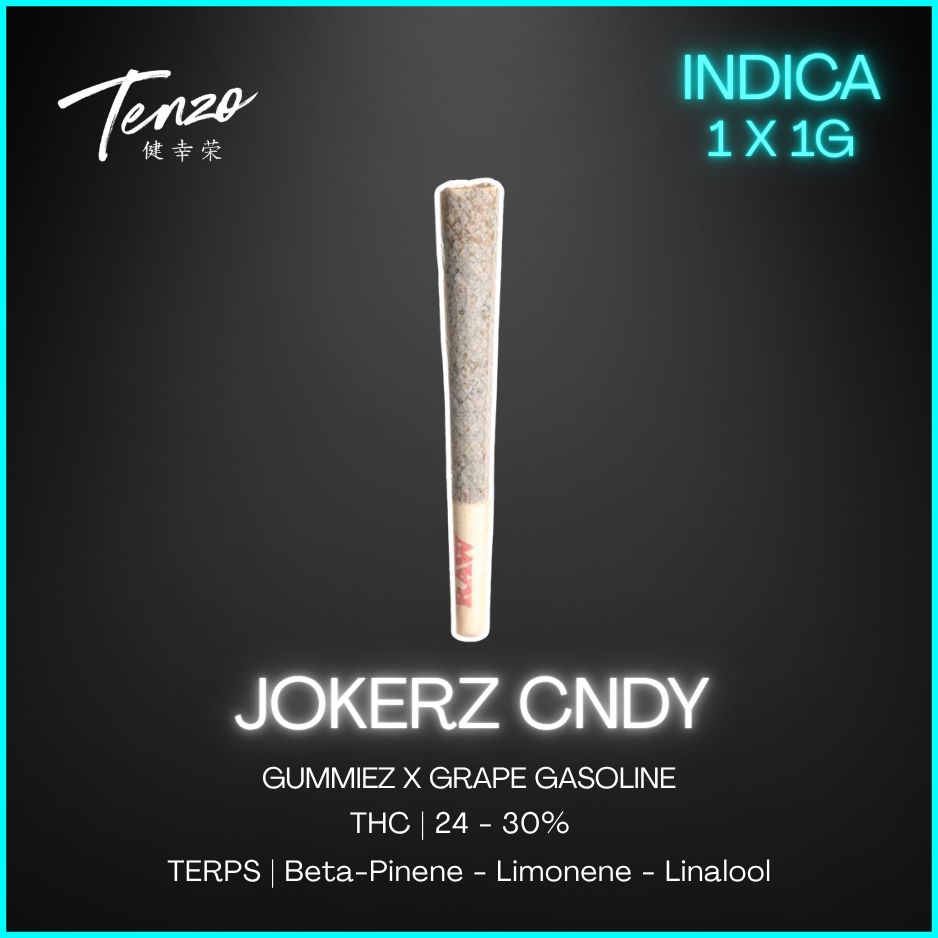 Tenzo - Jokerz Cndy Pre-Rolls - 1G