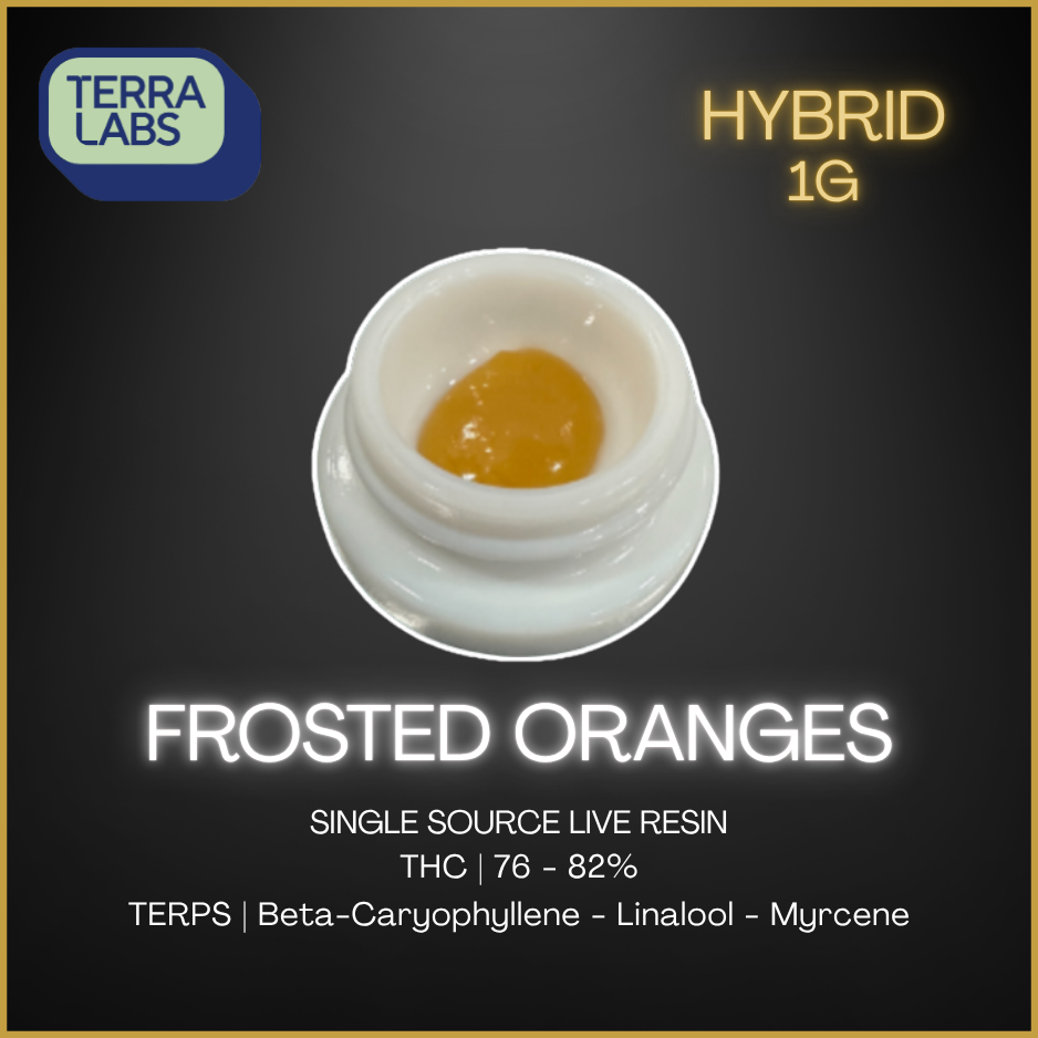Terra Labs - Frosted Oranges Live Resin Concentrate - 1G