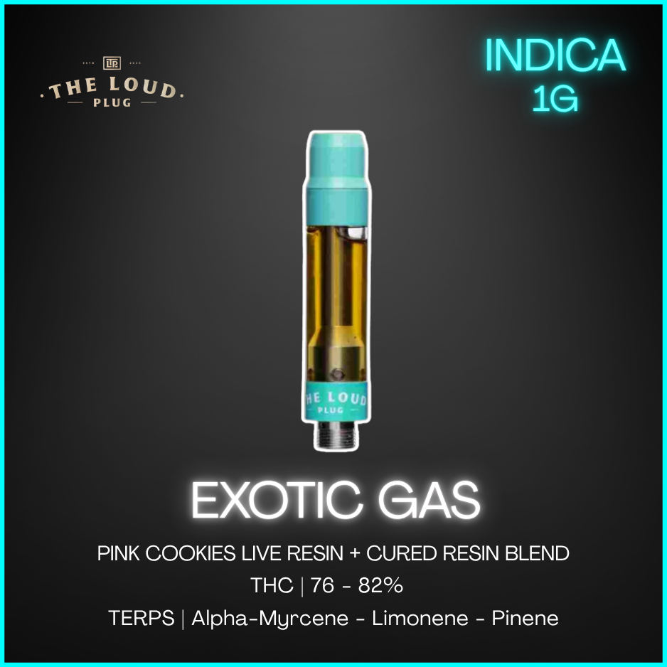 The Loud Plug - Exotic Gas Live Resin Blend Cartridge - 1G