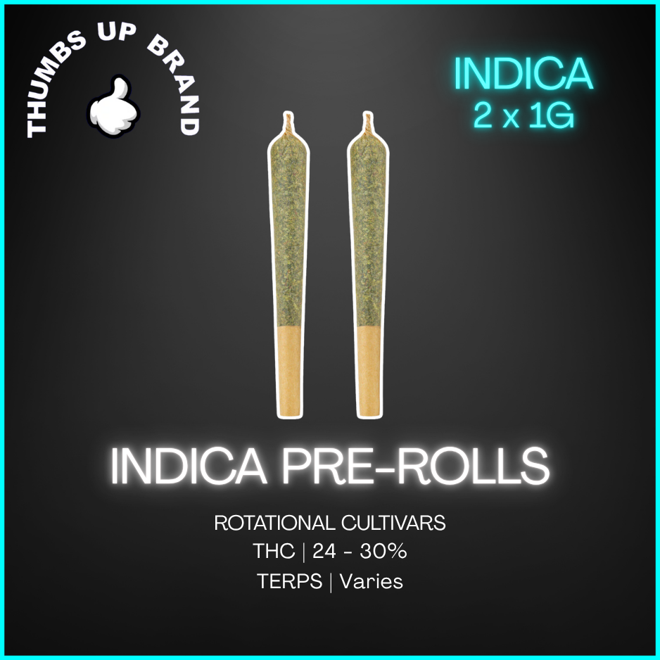 Thumbs Up - Indica Pre-Rolls - 2G