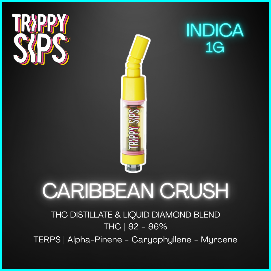 Trippy Sips - Caribbean Crush-Liquid Diamond Blend Cartridge - 1G