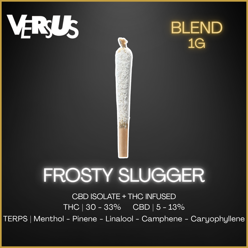 Versus - Cbd Isolate Thc Frosty Slugger Infused Pre-Roll