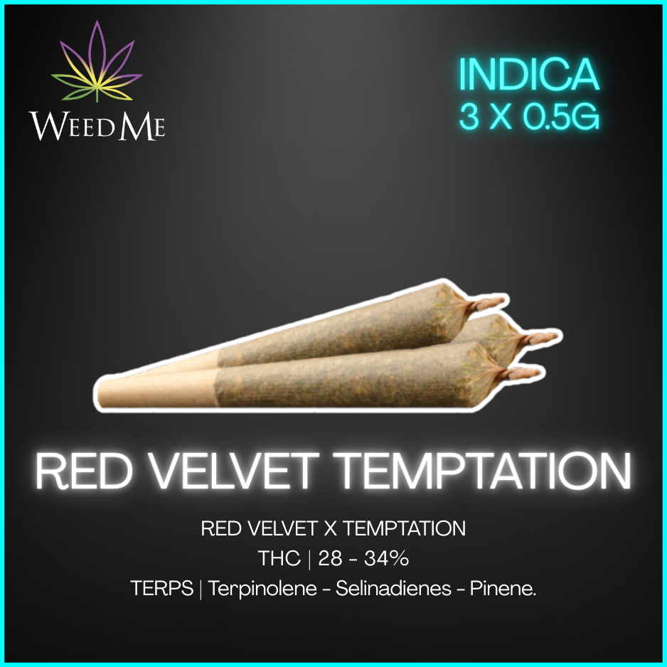 Weed Me - Red Velvet Temptation Pre-Rolls - 1.5G