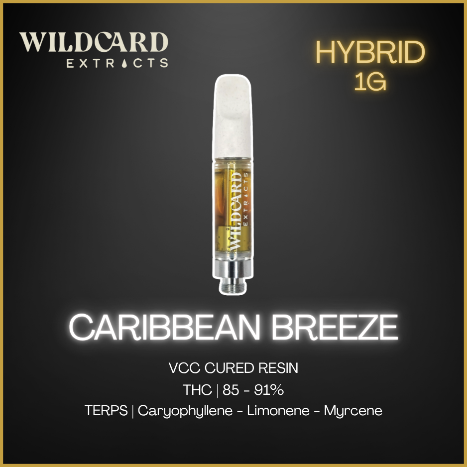 Wildcard Extracts - Caribbean Breeze Cured Resin Vape - 1G