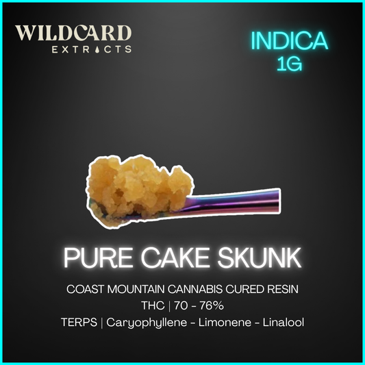 Wildcard Extracts - Pure Cake Skunk Cured Resin Lto - 1G