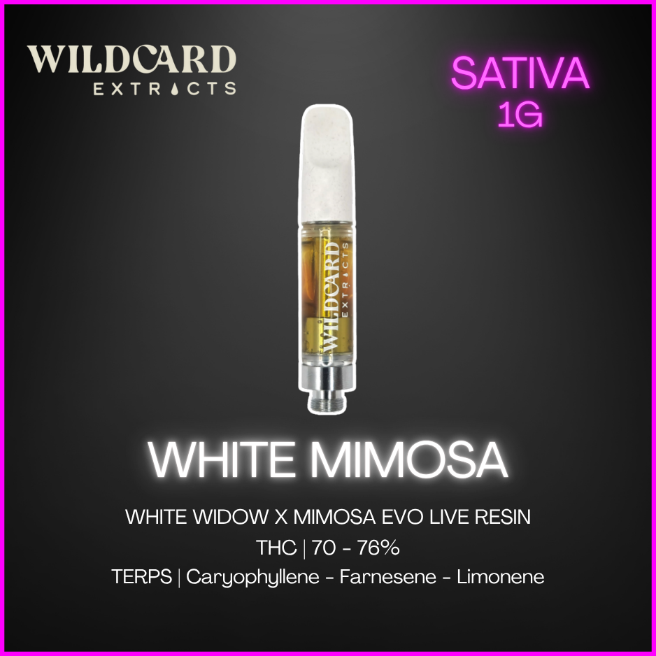 Wildcard Extracts - White Mimosa Live Resin Vape - 1G