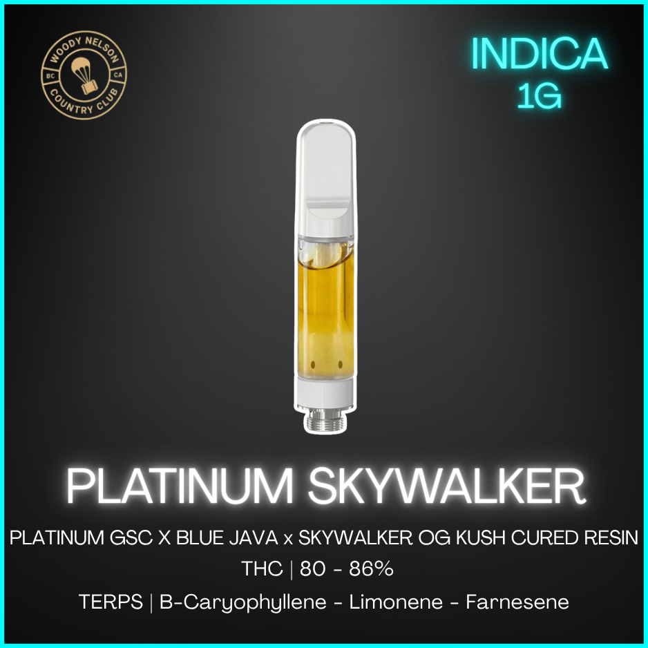 Woody Nelson Country Club - Platinum Skywalker Cured Resin Cartridge Lto - 1G