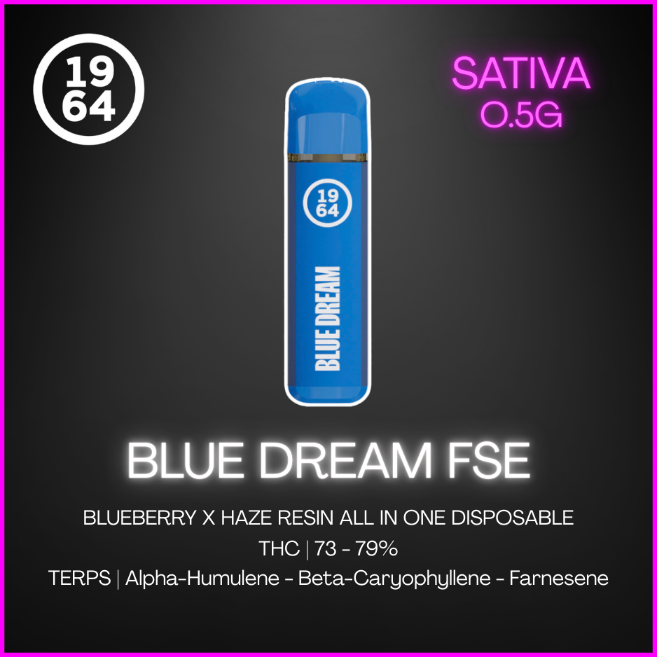 1964 - Blue Dream Cured Resin Aio Vape - 0.5G