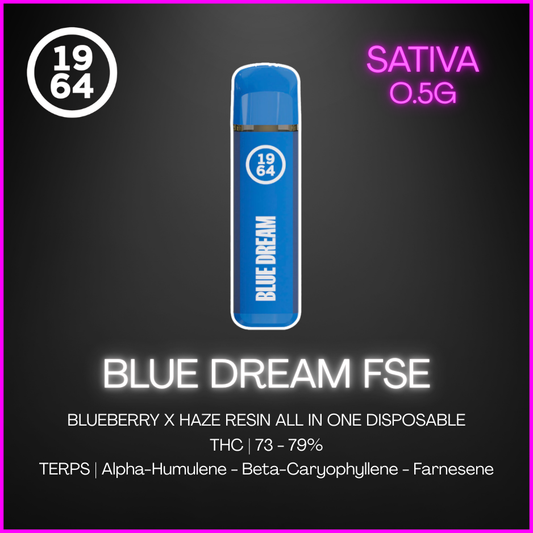 1964 - Blue Dream Cured Resin Aio Vape - 0.5G