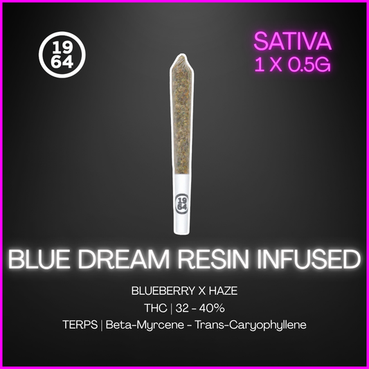 1964 - Blue Dream Resin Infused Pre-Roll - 0.5G