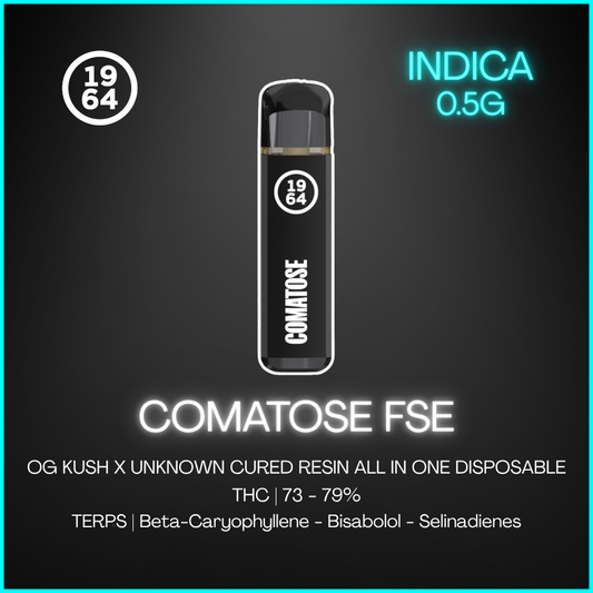1964 - Comatose Fse Resin All In One Disposable Pen - 0.5G