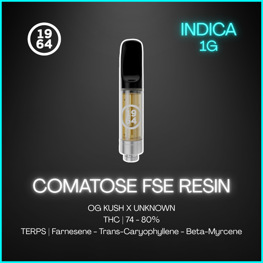 1964 - Comatose Fse Resin Vape Cartridge - 1G
