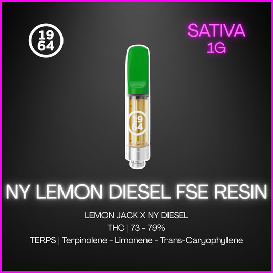 1964 - Ny Lemon Diesel Fse Resin Vape - 1G