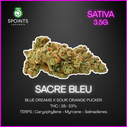 5 Points Cannabis - Sacre Bleu - 3.5G
